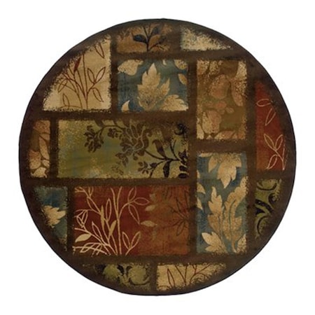 Sphinx By Oriental Weavers Oriental Weavers Hudson 1699G 8' Round Round - Brown/ Brown-Polypropylene H1699G235RDST